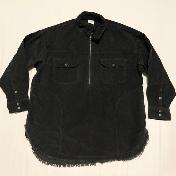 Offline by Aerie Corduroy Quarter Zip Shacket Oversized Womens Medium Shirt - Picture 16 of 16